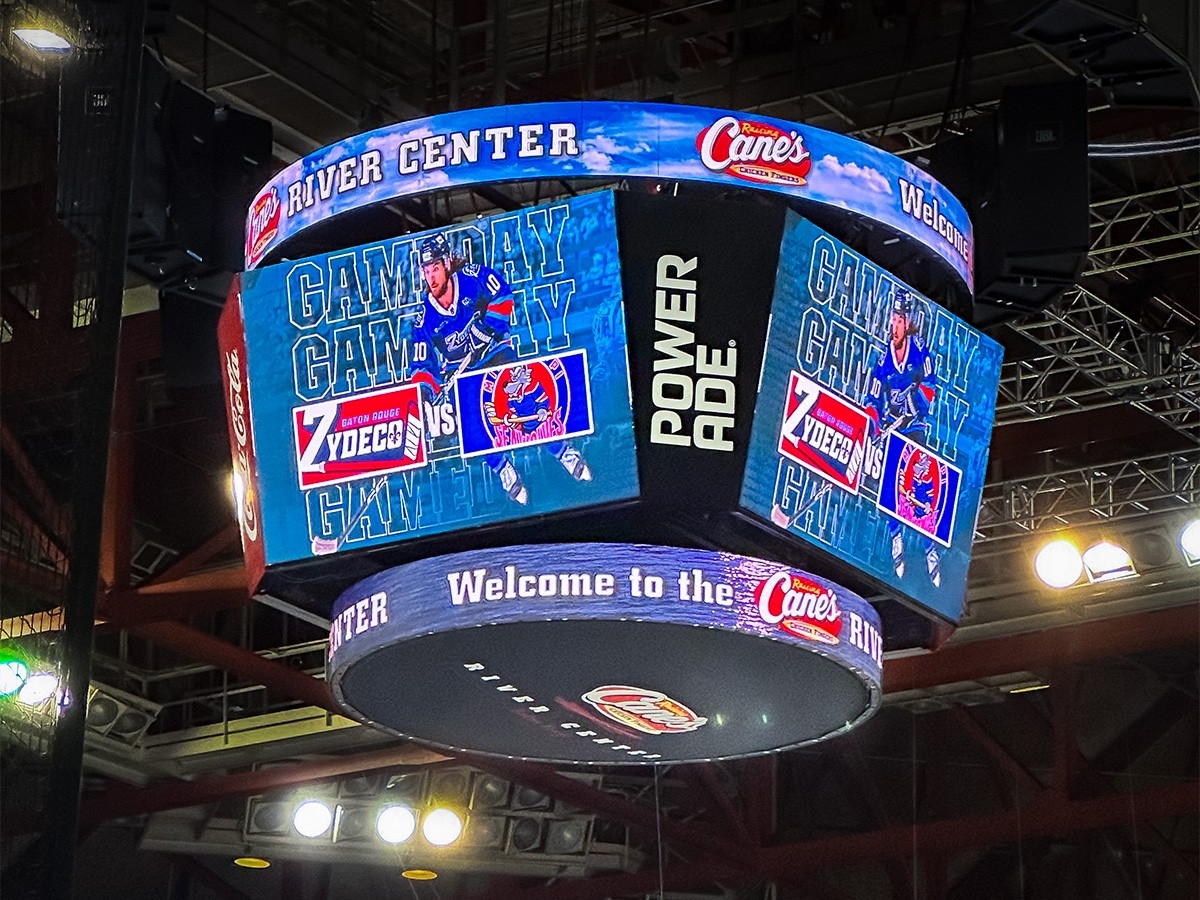 Raising Cane’s River Center Arena; Indoor 3.9mm, 6'7" x 9'10", Baton Rouge, LA